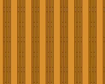 Fabrics From the Attic by Guicy Guice for Andover Fabrics - Fat Quarter of Throughline in Rust