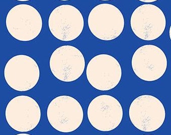 Honey Moon Dot in Blue Ribbon (RS4054 14) by Alexia Marcelle Abegg for Ruby Star Society -- Fat Quarter