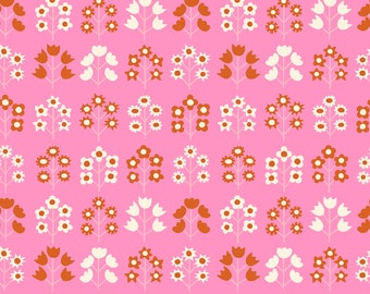 Petunia by Ruby Star Society for Moda Fabrics -- Fat Quarter of Bouquet in Flamingo (RS3046 12)