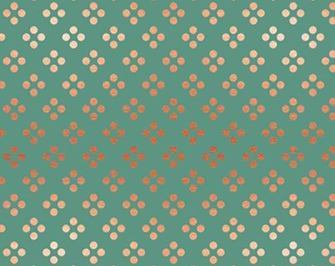 Elixir by Melody Miller for Ruby Star Society -- Fat Quarter of Pixie in Watercress Metallic
