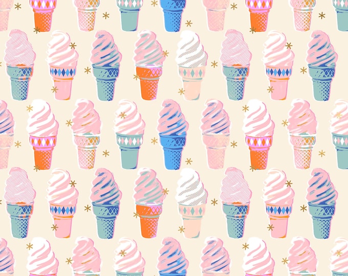 Best Day Ever -- (RS0105 11M) Ice Cream in Natural Metallic by Melody Miller for Ruby Star Society