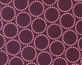 Love Letter by Lizzy House- (37125 22) -- Fat Quarter of Pearl Bracelet in Merlot