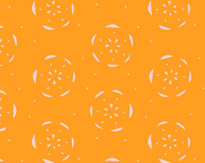 Floralish by Katarina Roccella for Art Gallery Fabrics -  Citrus in Tangerina - Fat Quarter