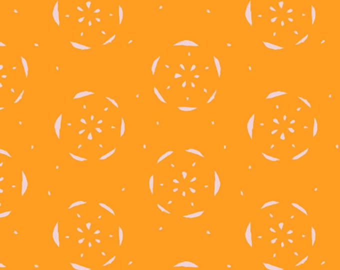 Floralish by Katarina Roccella for Art Gallery Fabrics -  Citrus in Tangerina - Fat Quarter