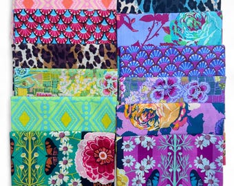 Vivacious by Anna Maria Horner Wide Width Fat Quarter Bundle (12) on Cotton Voile.