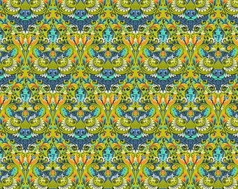 Fat Quarter  - Tula Pink's Tiny Beasts Fabric for Free Spirit Fabrics -- Bear With Me in Glow