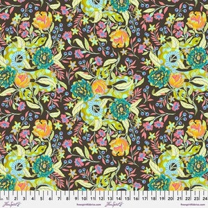 Fat Quarter of Hissy Fit in Dawn - Tula Pink's Moon Garden for Free Spirit Fabrics