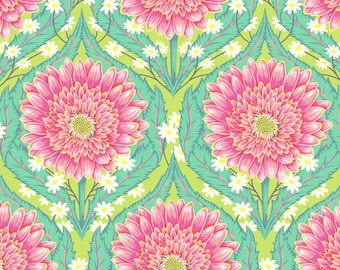 Tula Pink's Untamed -- Fat Quarter Daisy and Confused in Moonbeam