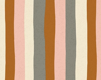 Perennial by Sarah Golden for Andover Fabrics - Fat Quarter of Stripes in Pink Lemonade