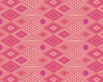 Fat Quarter Lucy in Dragonfruit -- Tula Pink's Daydreamer for Free Spirit Fabrics