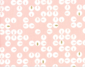 Day in Paris. -- Metallic Twinkle in Bubble Gum (1683 14M) by Zen Chic for Moda -- Fat Quarter