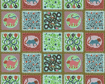 Endless Summer by Monika Forsberg for Anna Maria Horner's Conservatory Chapter 3 - Fat Quarter of Captive in Lichen