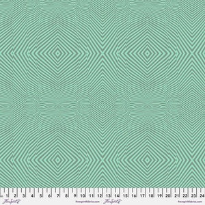 Fat Quarter of Lazy Stripe in Moonlight - Tula Pink's Moon Garden for Free Spirit Fabrics