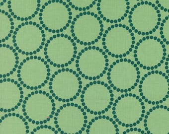 Love Letter by Lizzy House- (37125 29) -- Fat Quarter of Pearl Bracelet in Cucumber