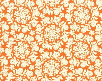 Strawberry Moon bySandi Henderson for Michael Miller - Petite Henna Garden in Orange - Fat Quarter