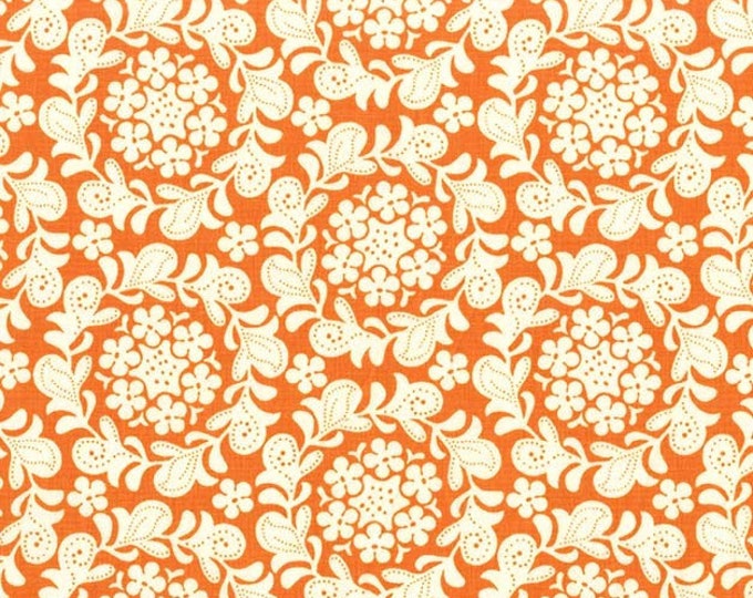 Strawberry Moon bySandi Henderson for Michael Miller - Petite Henna Garden in Orange - Fat Quarter