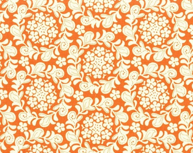 Strawberry Moon bySandi Henderson for Michael Miller - Petite Henna Garden in Orange - Fat Quarter