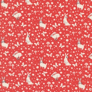 Liebesbrief von Lizzy House -- (37127 18) -- Fat Quarter of Wonder in Rot