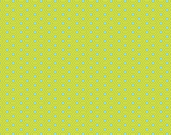 Fat Quarter Hexy in Chameleon  - Tula Pink's True Colors for Free Spirit Fabrics