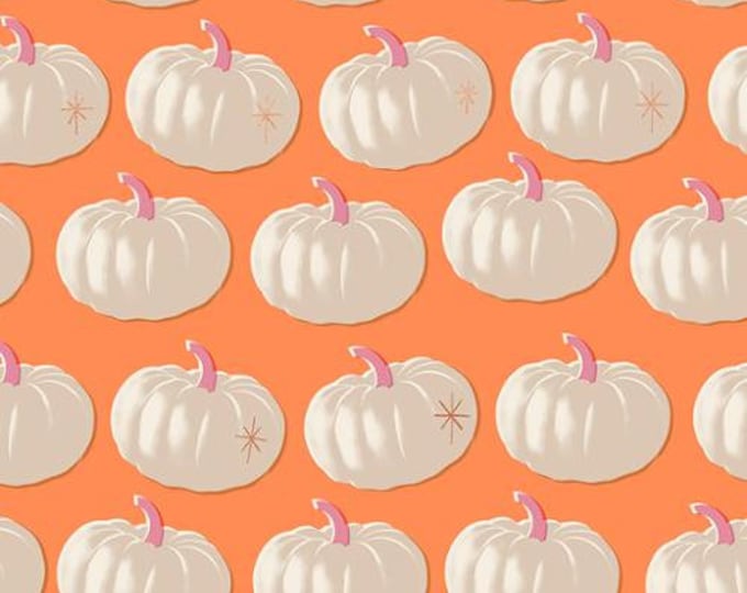 Spooky Darlings by Ruby Star Society -- Fat Quarter of Pumpkins in Orange (RS5075 12M)