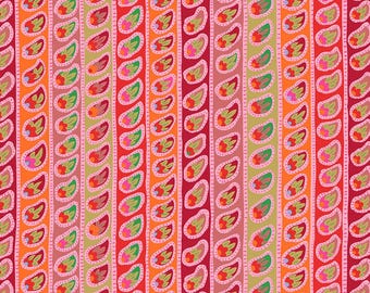 Kaffe Fassett From the Archives -- Fat Quarter of Kaffe Fassett Paisley Stripe in Red