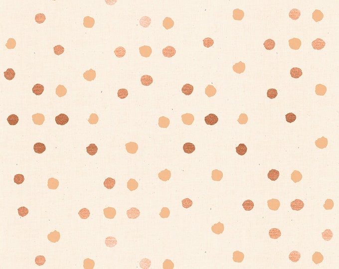 Vessel Paint Dot in Copper Metallic (RS4044 11M) by Alexia Marcelle Abegg for Ruby Star Society -- Fat Quarter