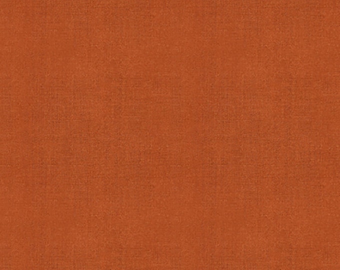 Warp and Weft Honey Crossweave in Terracotta (RS4015 25) by Alexia Marcelle Abegg for Ruby Star Society -- Fat Quarter