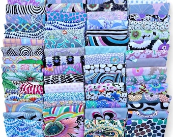 Fat 16th of various Kaffe Fassett fabrics as shown in photo (64 in total) - Light  Colours