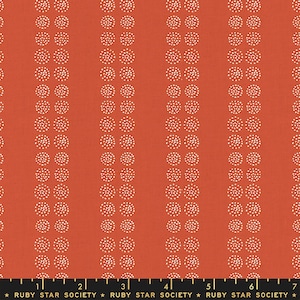 Heirloom Seeds in Persimmon (RS4027 15) by Alexia Marcelle Abegg for Ruby Star Society -- Fat Quarter