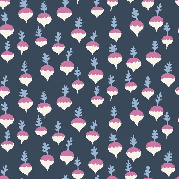 Petunia par Ruby Star Society pour Moda Fabrics -- Fat Quarter of Turnups in Smoke (RS3047 14)