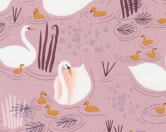 Love Letter by Lizzy House- (37121 36) -- Fat Quarter of Little Loves in Mauve