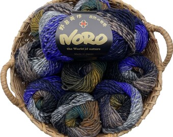 NORO Kureyon - (283) - 50g - 100% Wool- 10 Ply Yarn