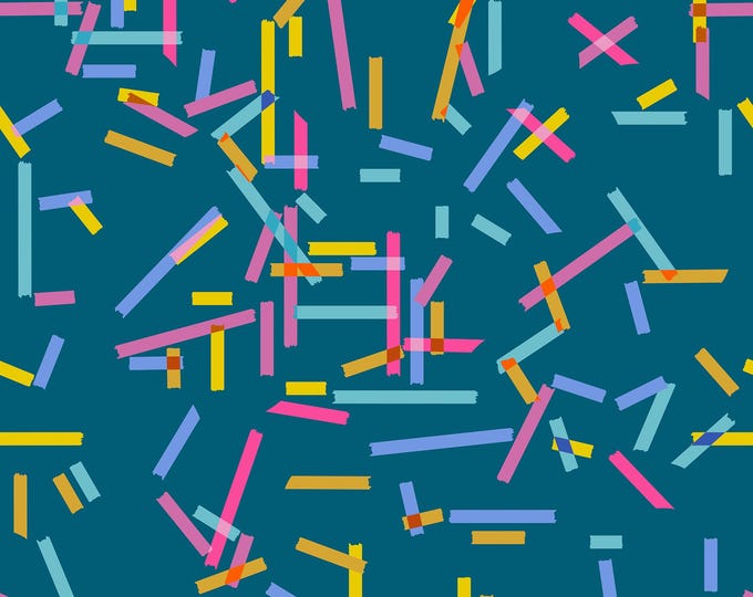 Washi Plus -- (RS1090 14) Washi in Teal by Rashida Coleman Hale for Ruby Star Society