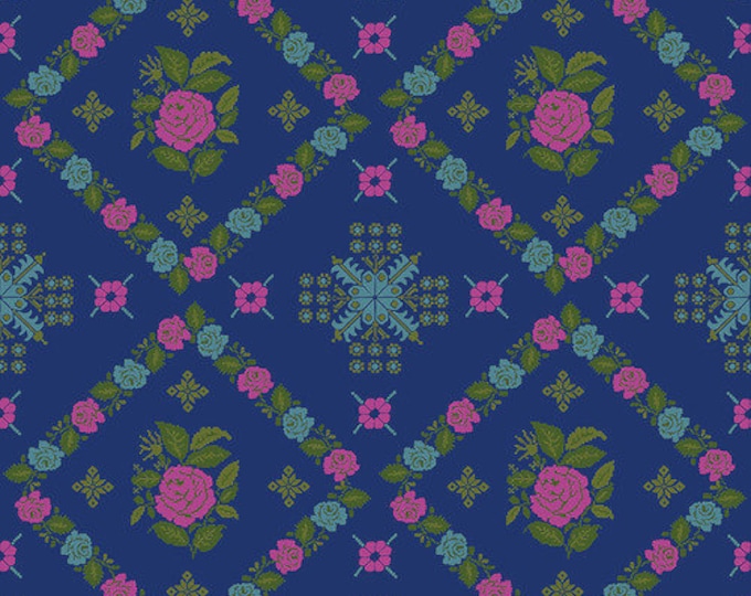 Tambourine by Anna Horner for Free Spirit Fabrics - Cornered in Flint