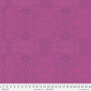 Fat Quarter of Lazy Stripe in Dusk - Tula Pink's Moon Garden for Free Spirit Fabrics