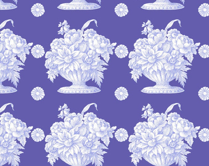 Kaffe Fassett Collective Fall 2018 -- Fat Quarter of Kaffe Fassett Stone Flower in Lavender