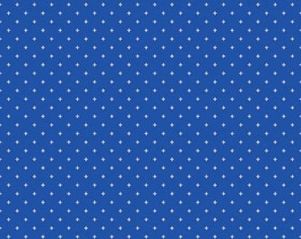 Honey Add it Up in Blue Ribbon (RS4005 60) by Alexia Marcelle Abegg for Ruby Star Society -- Fat Quarter