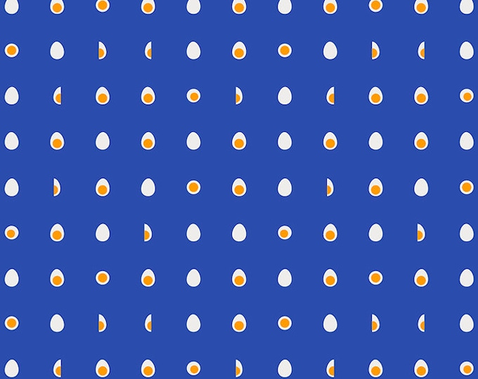 Food Group Hard Boiled Egg in Blue Ribbon (RS5043 15) by Ruby Star Society -- Fat Quarter