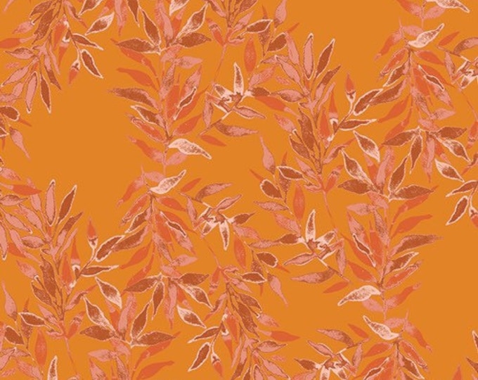 Virtuosa by Bari J. for Art Gallery Fabrics -  Fat Quarter of Cadence Winds in Tangerine