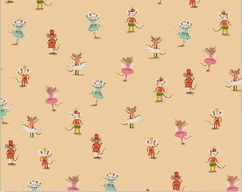 Heather Ross Studio Edit -- 50166D-3 Peppermint Candies in Cream