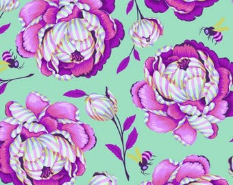 Tula Pink Moon Garden in Dusk -- Wide Back 108 inches - 25 cm  increment