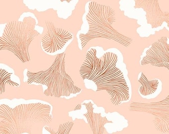 Elixir by Melody Miller for Ruby Star Society -- Fat Quarter of Forager in Peach Cream