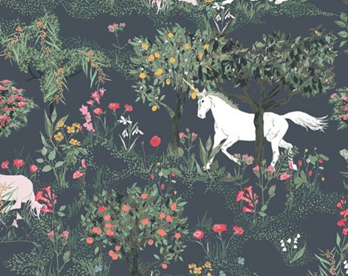 Picturesque by Katarina Rocella for Art Gallery Studio-  Fat Quarter of Mystical Quest by Night