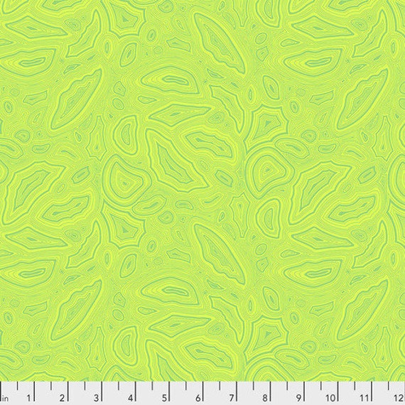 True Colours Mineral Peridot - Tula Pink - PER QUARTER METRE True Colours Mineral Peridot - Tula Pink - PER QUARTER METRE