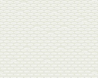 Koi Pond by Ruby Star Society -- Fat Quarter of Smile and Wave in Shell (RS1042 11)