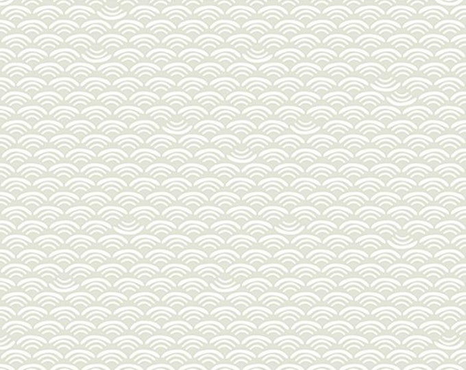 Koi Pond by Ruby Star Society -- Fat Quarter of Smile and Wave in Shell (RS1042 11)