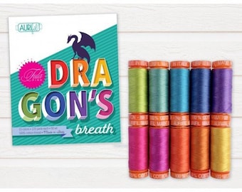 Dragon's Breath Small Aurifil Thread Kit by Tula Pink 50 Weight