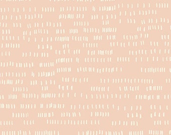 Whiskers and Dash by Sarah Golden for Andover Fabrics - Fat Quarter of Dash in Pale Pink (A-9173-LE)