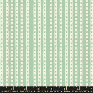 Vessel Ladders in Pistachio (RS4041 17) by Alexia Marcelle Abegg for Ruby Star Society -- Fat Quarter