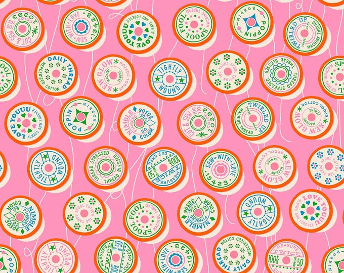 Trinketry-- (RS0111 17) Spools in Flamingo by Melody Miller